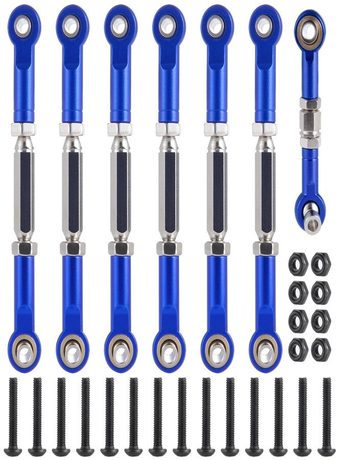 WEFEINO 7PCS Aluminum Adjustable Turnbuckles Camber Links Upgrade Parts for Tra-xxas 1/10 Slash 4X4 2WD Hoss Rustler VXL Stampede RC Truck Car - Image 5